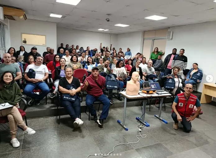 Cruz Vermelha Brasileira Macaé promove Treinamento de Suporte Básico de Vida